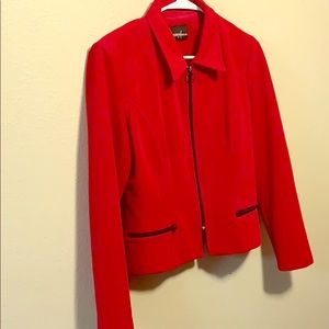 Red positive attitude Medium jacket